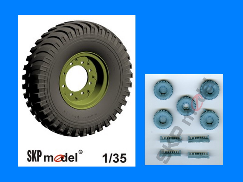 SKP103 British Wheels 10.50 - 16 (x5) 1/35